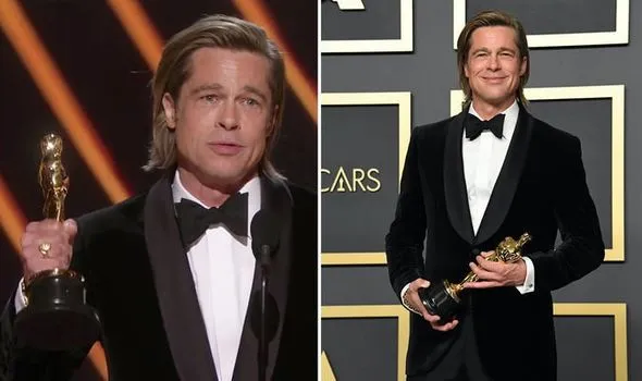 Oscars: Brad Pitt 'gobsmacked' and on verge of crying in Best Supporting  Actor win WATCH | Films | Entertainment | Express.co.uk