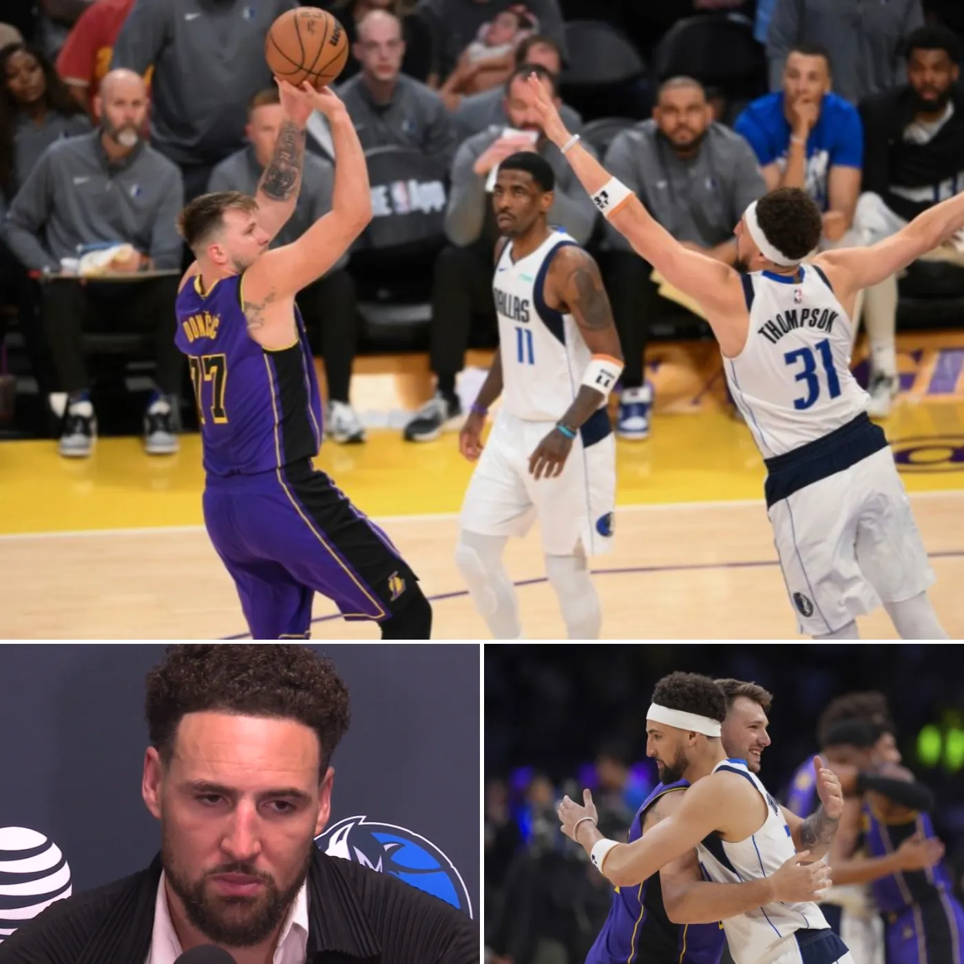 Klay Thompson Honestly: ‘Facing Luka in Mavs-Lakers Was a Strange and Emotional Game’