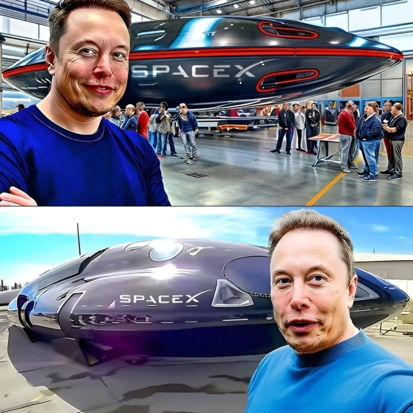 Shocking the Scientific Community! Elon Musk Reveals a UFO Fighter Jet, Leaving the World Speechless!