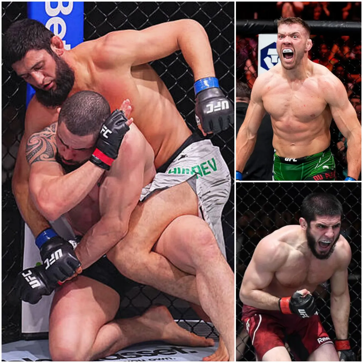 Khamzat Chimaev scoffs at Islam Makhachev's move up to middleweight—too ambitious: "I f*cking care. I'm the king here!"