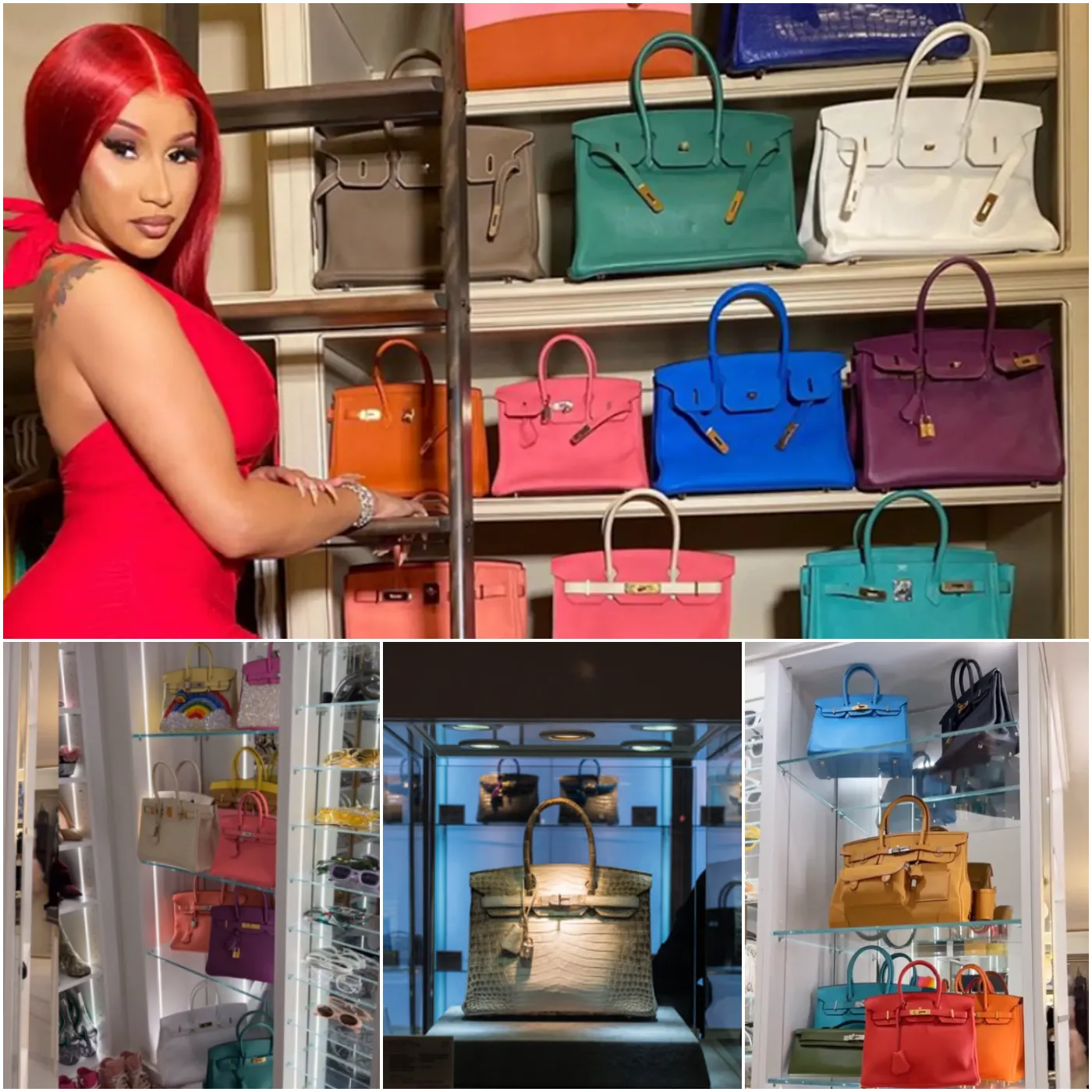 Cardi B’s Jaw-Dropping Hermès Birkin Collection: A Look Inside Her Luxury Handbag Empire