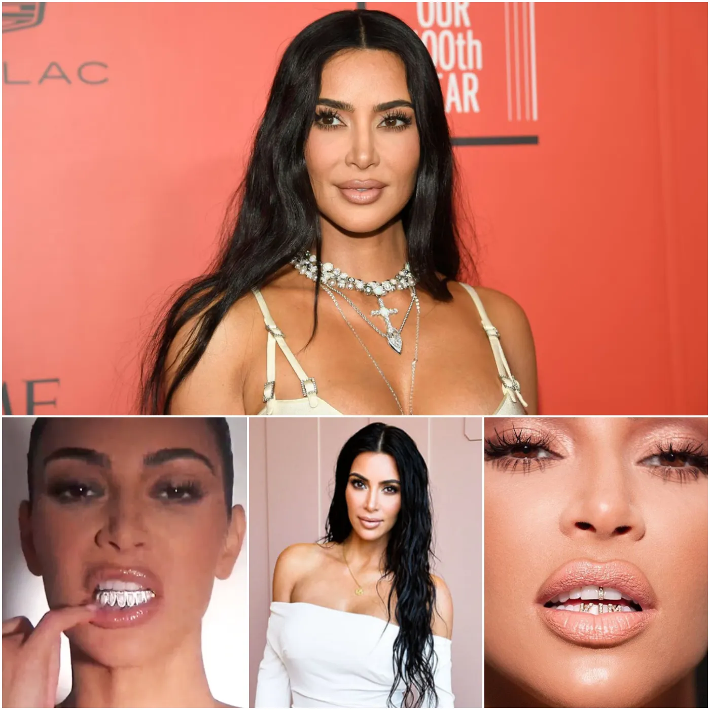 Kim Kardashian Flaunts Diamond-Encrusted Grillz – A Dazzling Trend in Celebrity Fashion