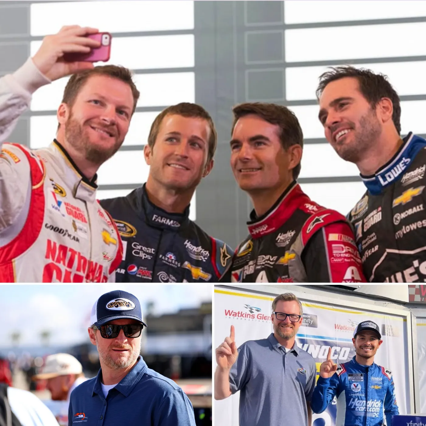 Legendary Selfies: Explore NASCAR's Golden Memories With Dale Earnhardt Jr. And The Greatest Drivers!