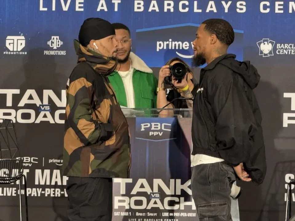 Gervonta Davis Locks Eyes with Lamont Roach—Tensions Explode Before Title Fight!