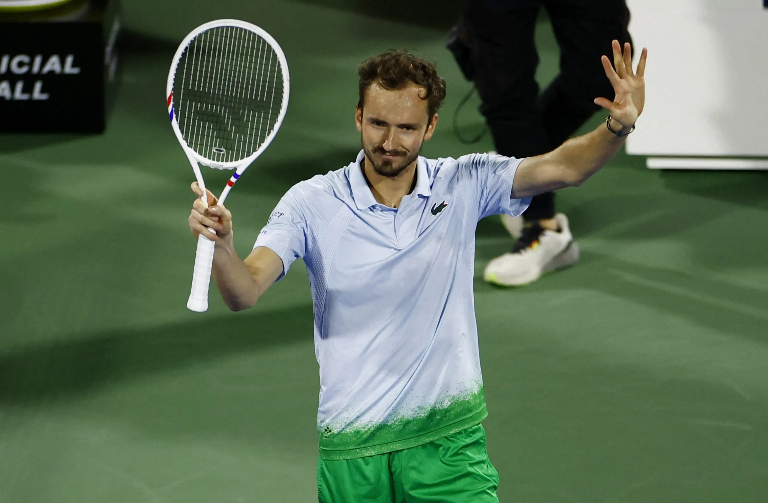 Daniil Medvedev Exits Dubai After Tense Quarterfinal Loss to Tallon Griekspoor