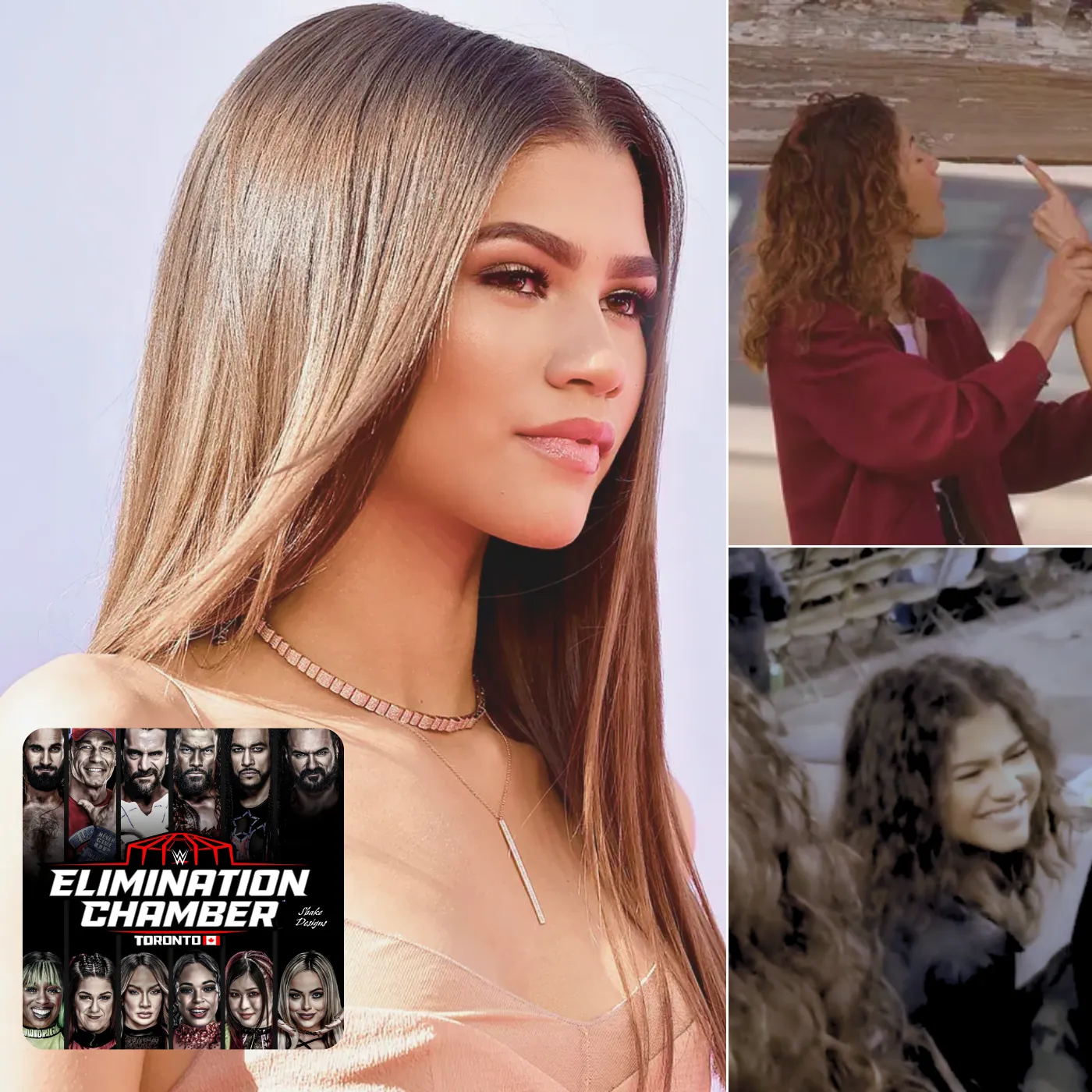 Zendaya Breaks Silence After WWE Elimination Chamber 2025 Chaos