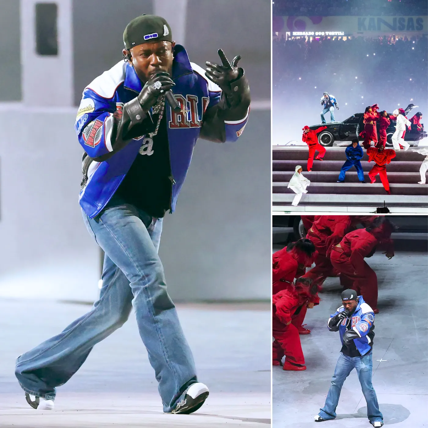 Kendrick Lamar's route during the Super Bowl LIX Halftime Performance had yards outpacing what Kansas City Chiefs did