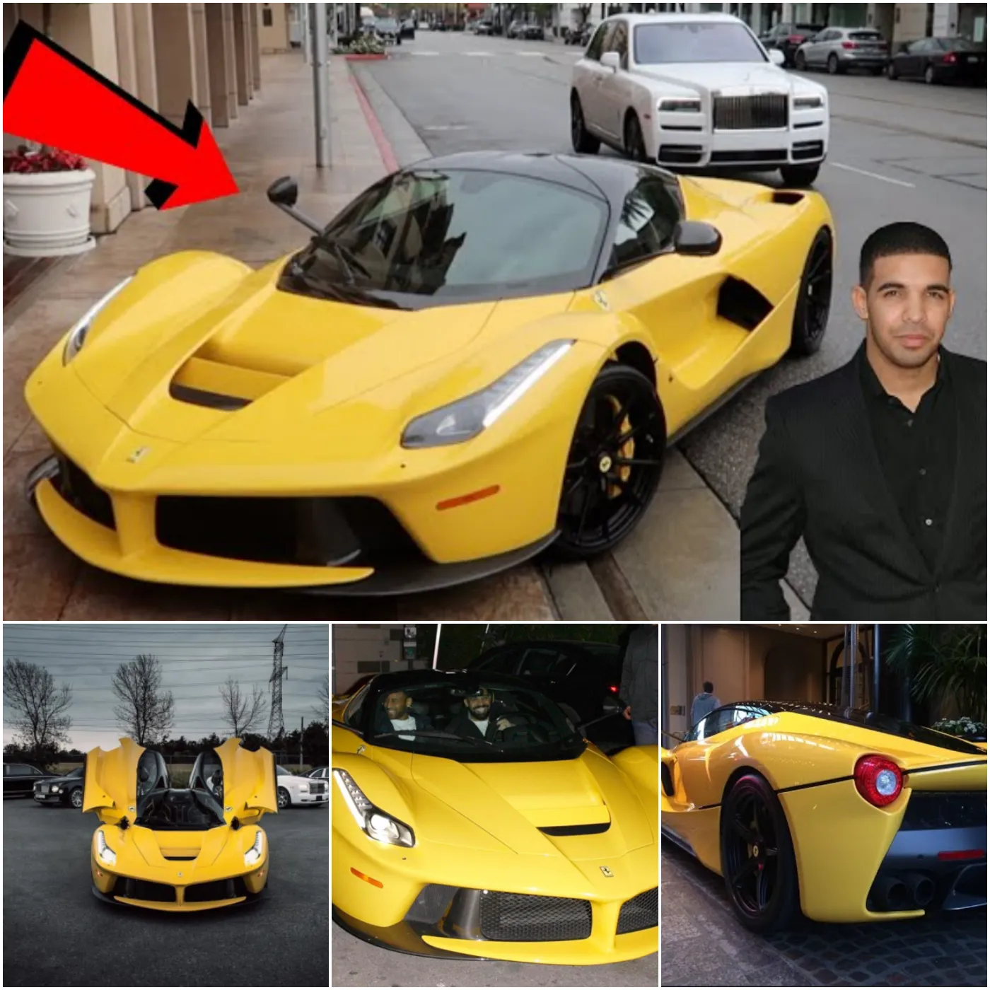 The Truth Behind Drake’s Floating Ferrari LaFerrari During His Concert