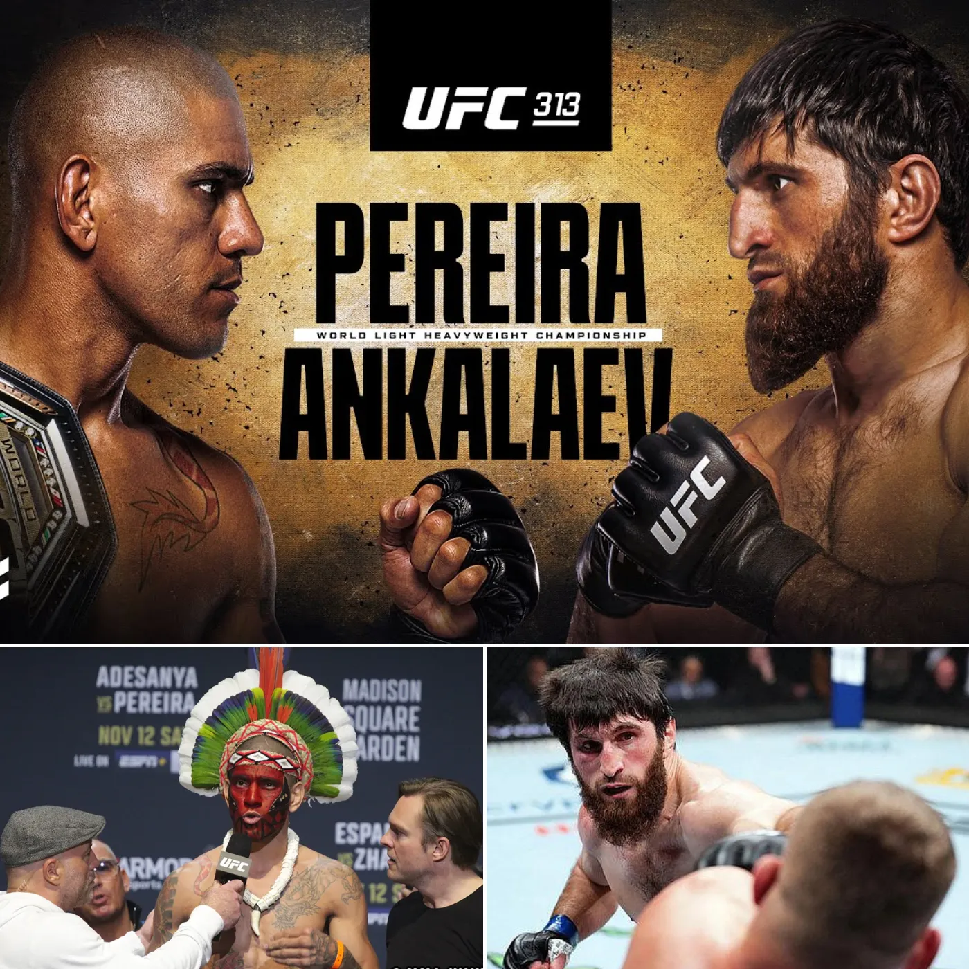 UFC 313: Pereira Challenges Ankalaev with $300,000 USD – Will Ankalaev Teach Him a Lesson He’ll Never Forget