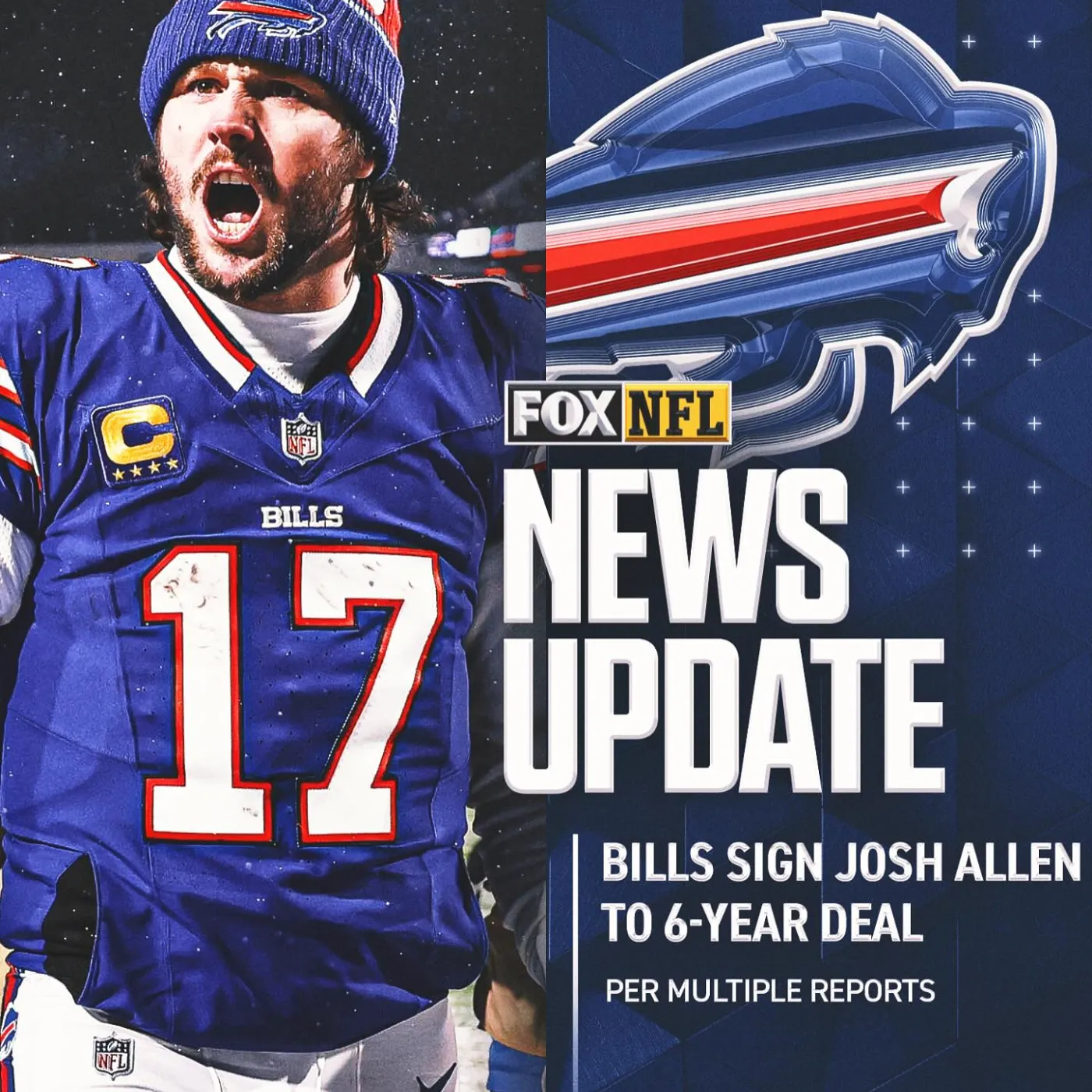 image_67d0f3687cd4c Bills Mafia Erupts! Josh Allen Signs a 6-Year Extension, Officially Becoming the Highest-Paid QB