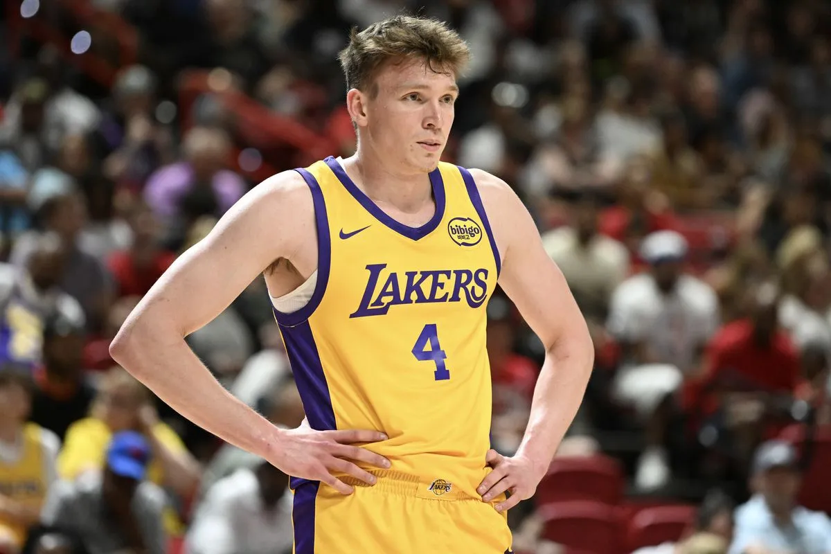 Dalton Knecht explains why it's a 'blessing' that he fell to the Lakers -  Silver Screen and Roll