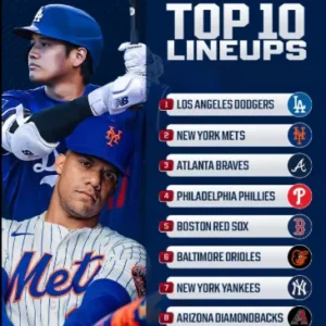 Dodgers dominate the MLB Top 10 with a fearsome lineup, while the Rangers sit at the bottom - Will this disparity kill the competitiveness of the 2025 season?