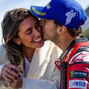 Pecco Bagnaia's wife, Domizia Castagnini, causes outrage: Claims Ducati's secret favoritism towards Marc Márquez cost her husband the 2024 championship