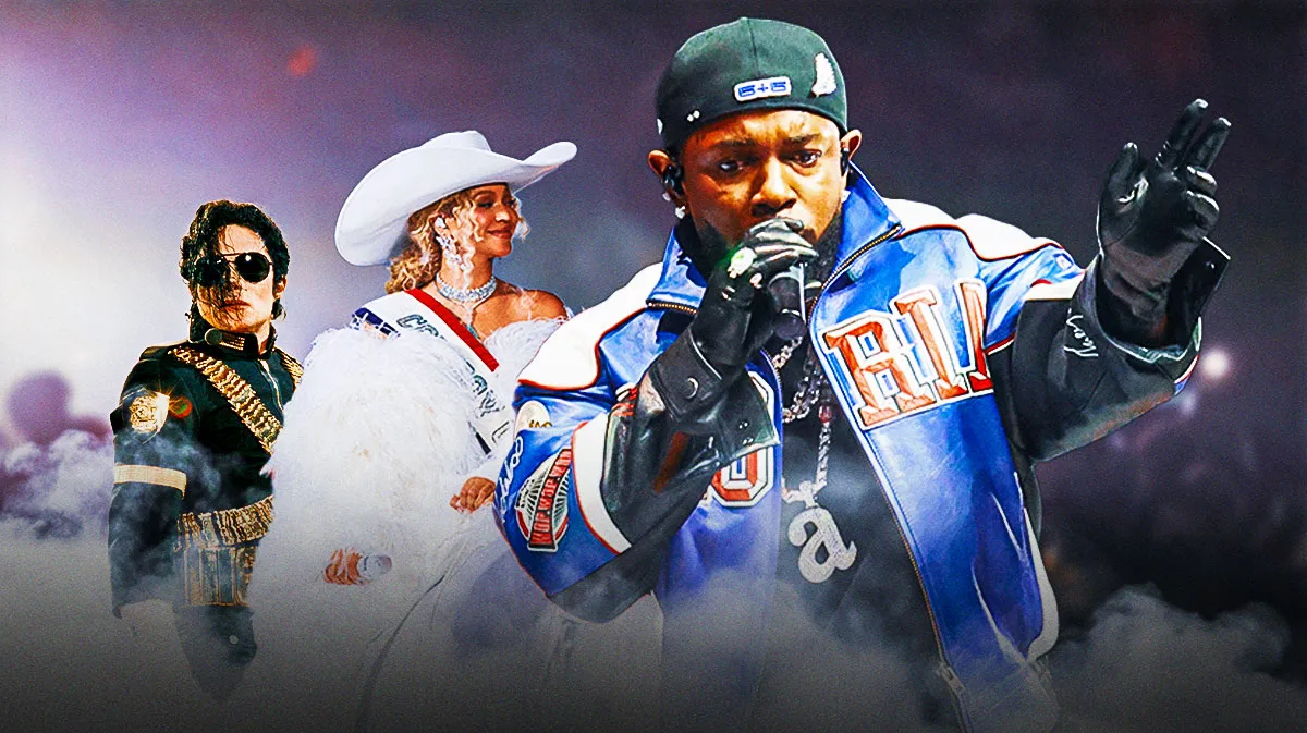 Kendrick Lamar's Super Bowl halftime show shattered Michael Jackson’s records 19 Kendrick Lamar's Super Bowl halftime show shattered Michael Jackson’s records