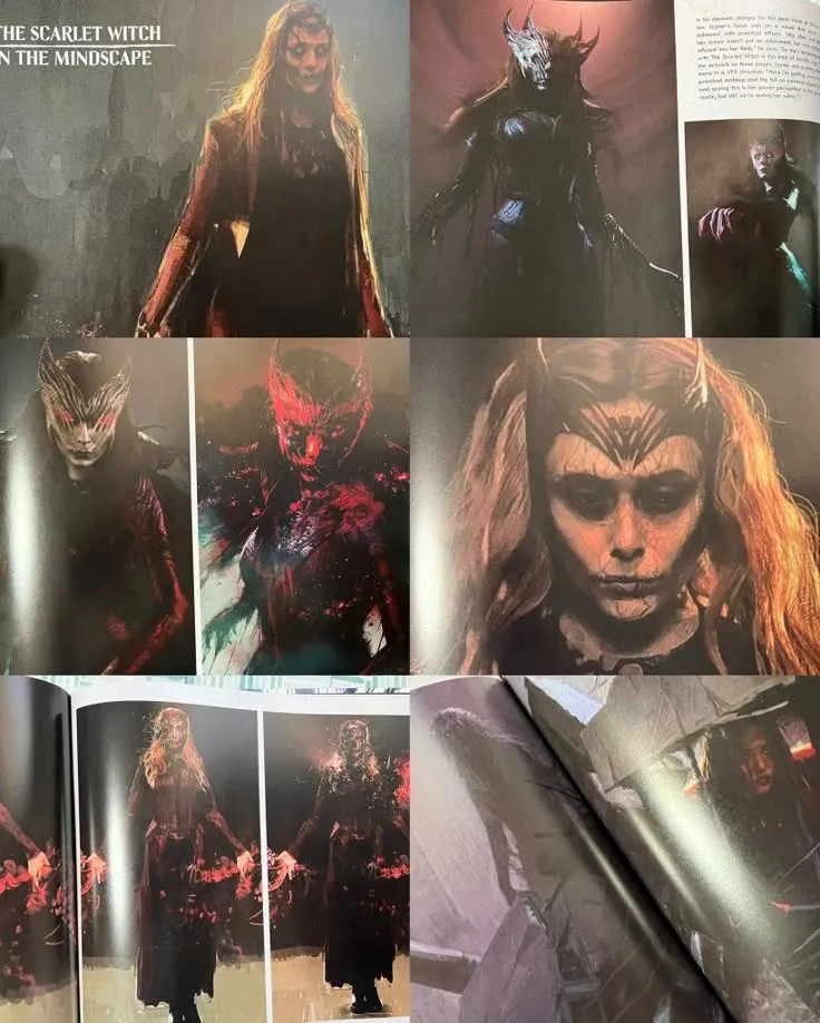 Scarlet Witch’s Evil Side Unveiled in Stunning Concept Art!