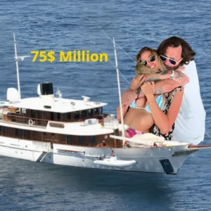 Johnny Depp splurged 75 million dollars on a yacht to explore luxurious vacations at private beaches around the world with his young girlfriend!