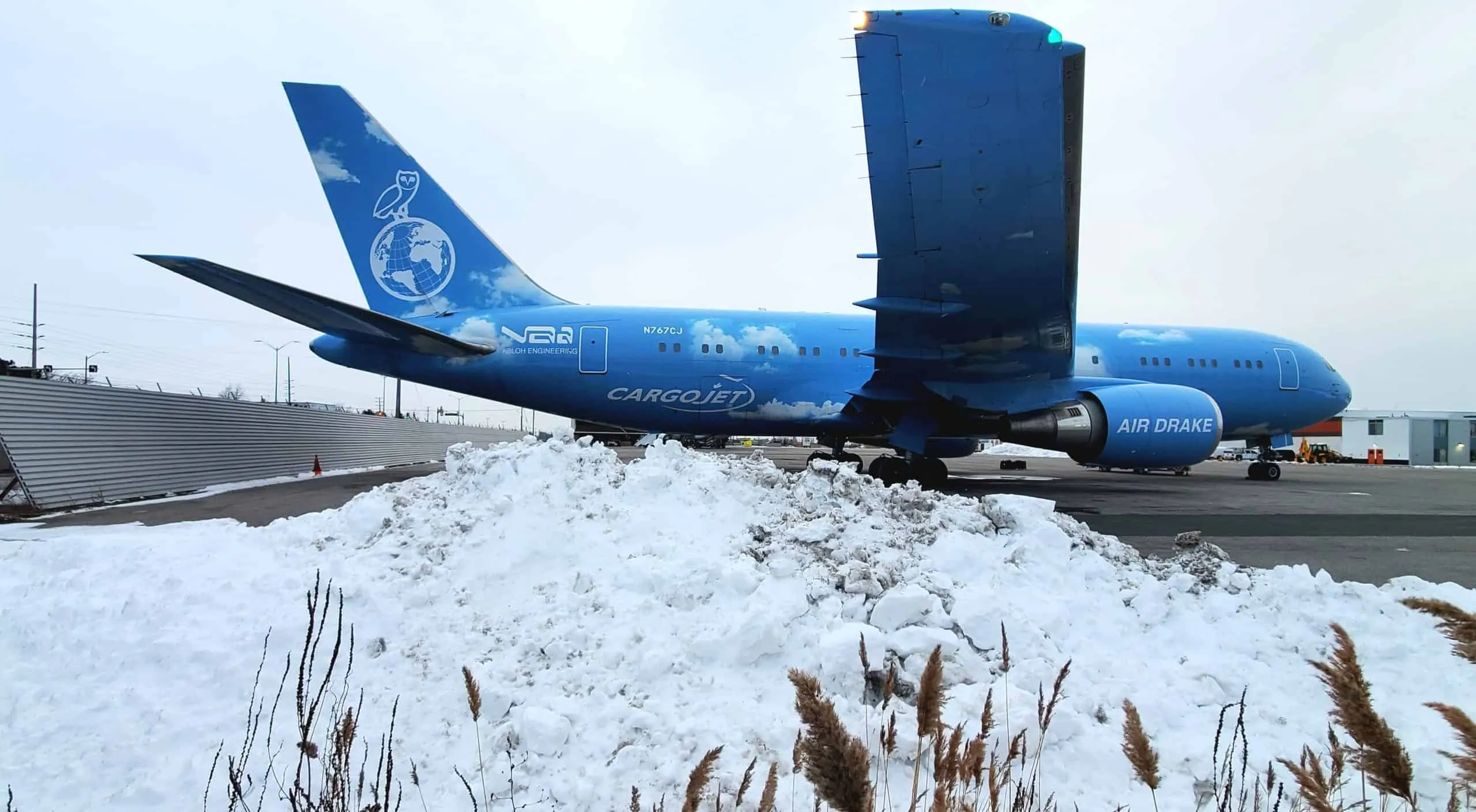 Air Drake makes a rare landing at Pearson Airport in Mississauga, Ontario |  INsauga