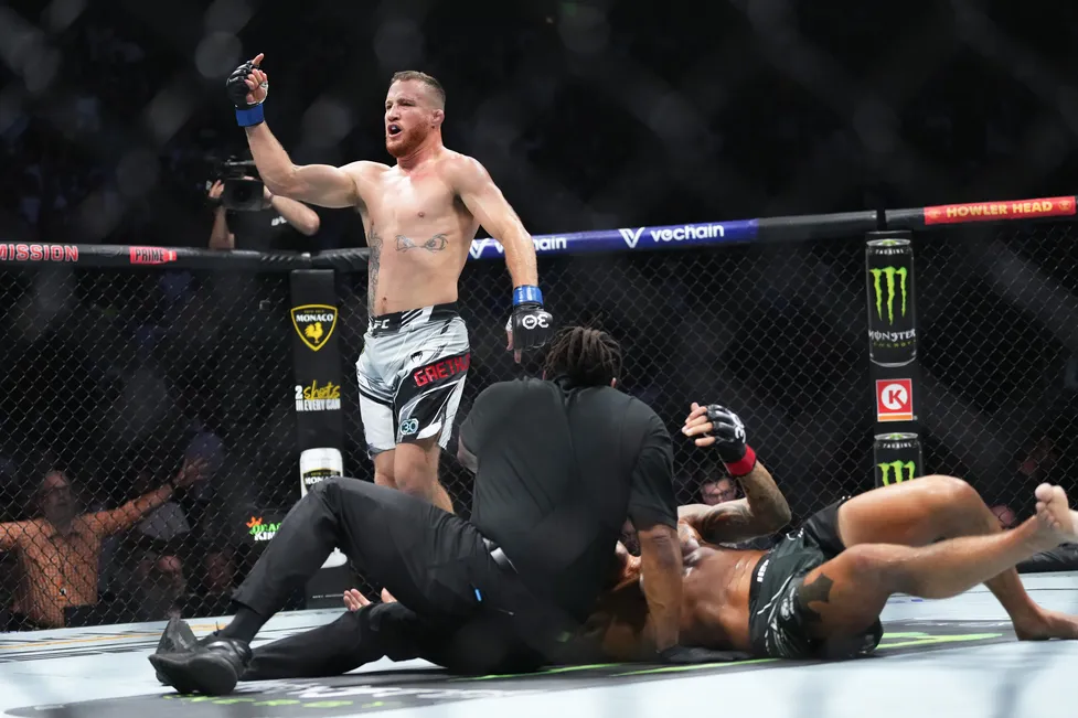 Justin Gaethje Defeats Dustin Poirier | Monster Energy