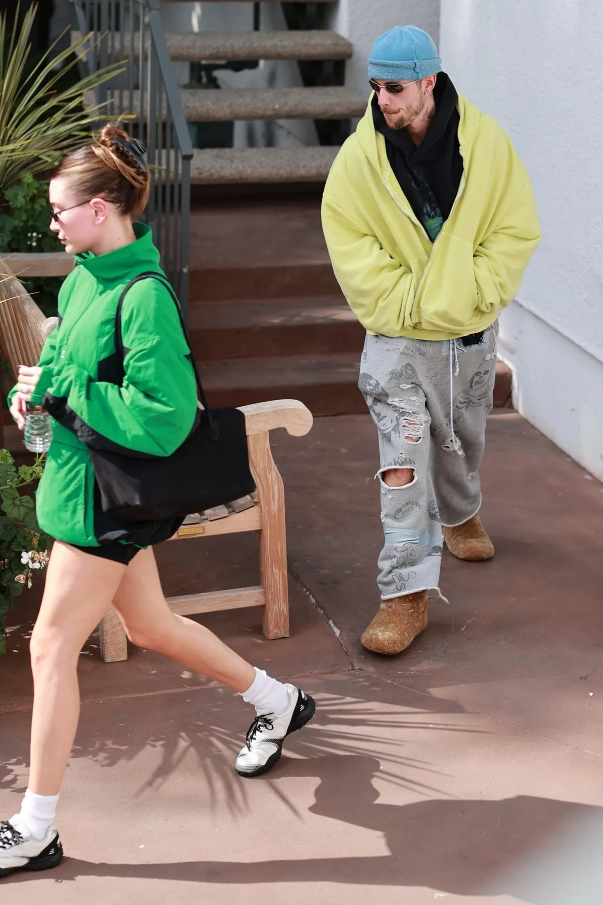 image_67d30c9a9863d Hailey Bieber and Justin Bieber look stressed when spotted leaving a studio amid their relationship struggles