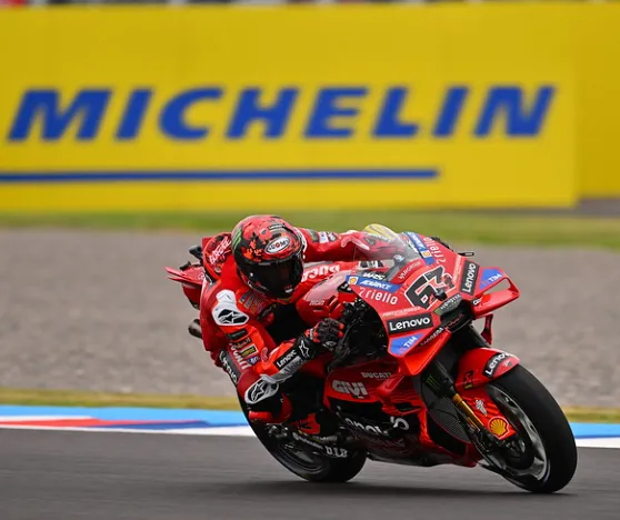 Pecco Bagnaia Escaped Danger by a Hair's Breadth at MotoGP Argentina Day 1