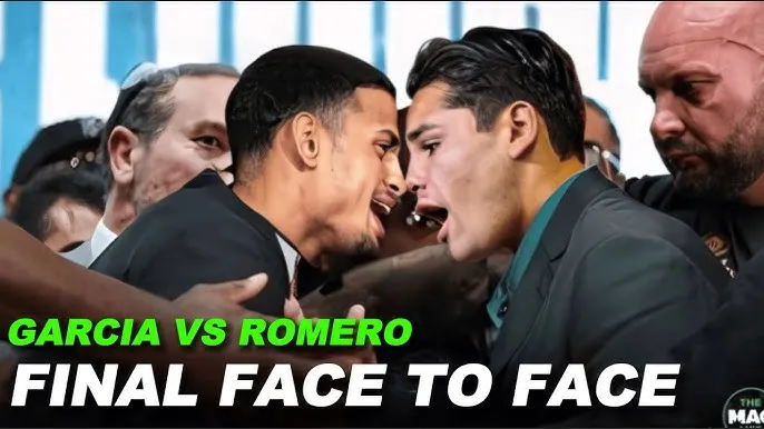 Intense Face-Off Between Ryan Garcia and Rolly Romero: A Battle for the Ages