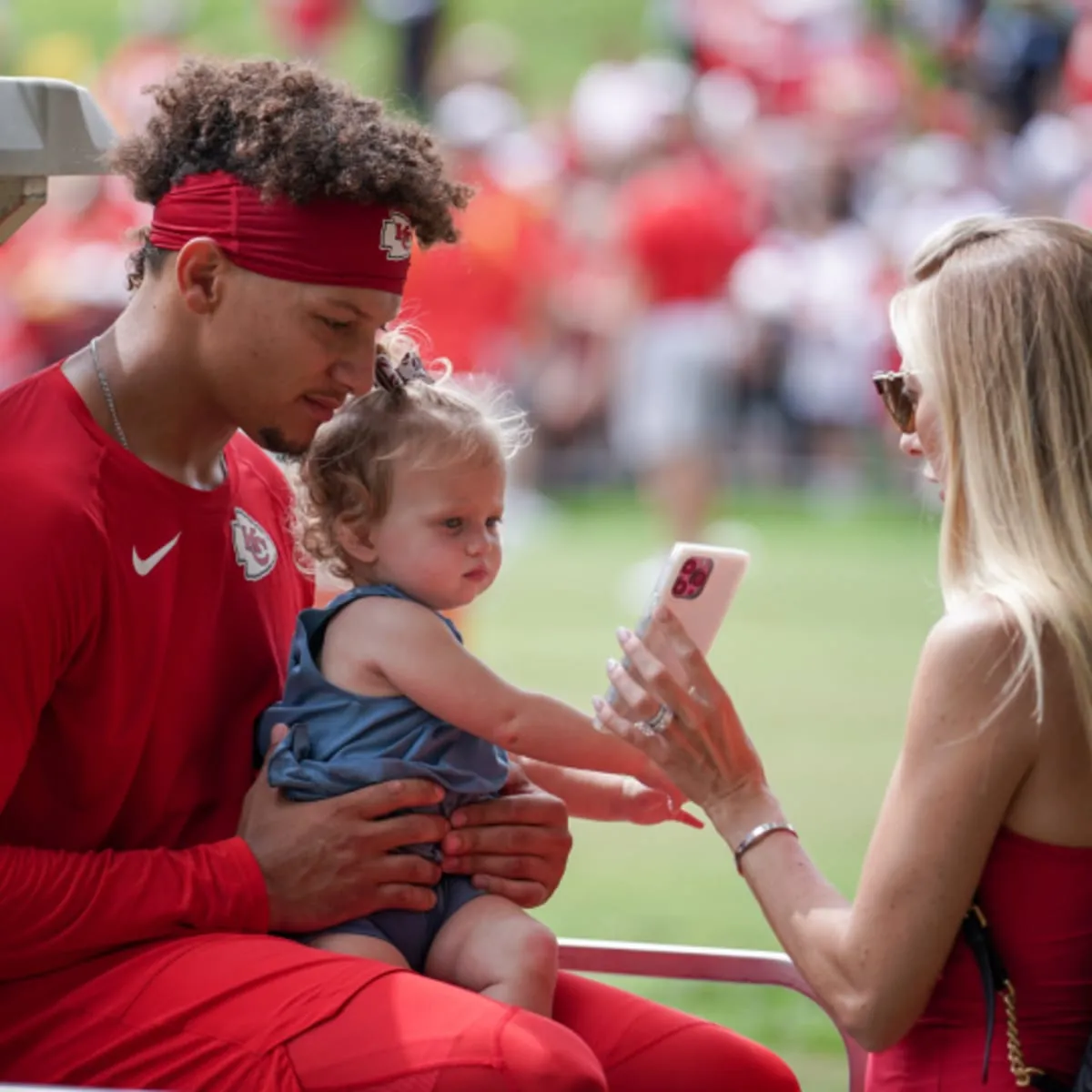 The heartwarming moments when Patrick Mahomes is hanging out with his daughter, Sterling Mahomes