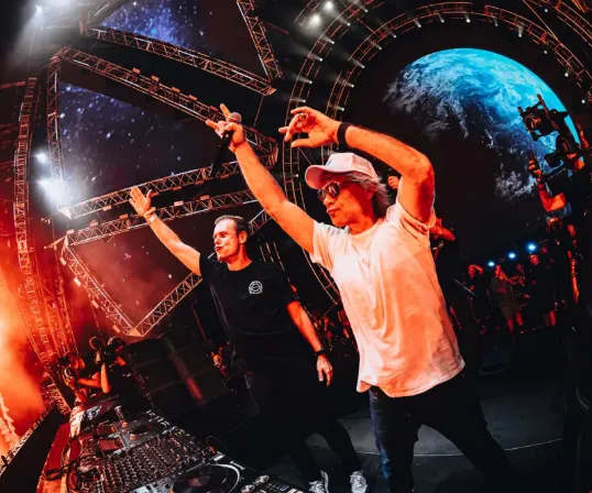 Armin van Buuren limits his shows to focus on making a rock album with Jon Bon Jovi.