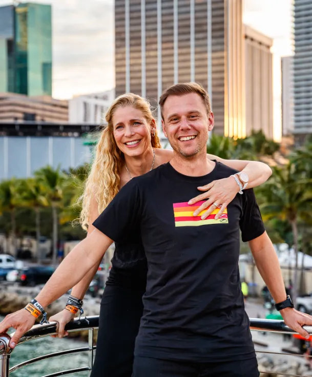 After two decades of marriage, Armin van Buuren wants to spend all his time traveling around the world with his family.