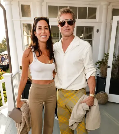 Brad Pitt publicly bonds with Ines de Ramon, bringing her to his private home