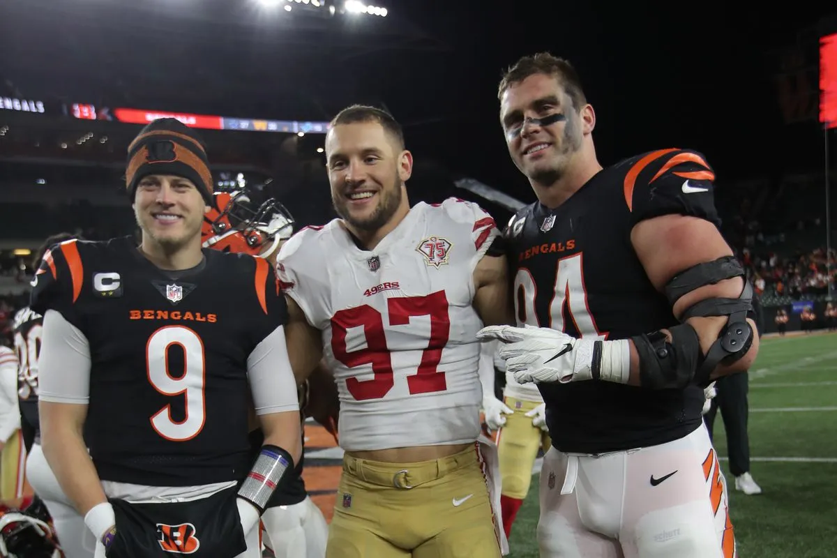 image_67da22349b4a5 Joe Burrow, Sam Hubbard, and Nick Bosa spotted in Miami together: Did their Offseason encounter reveal anything?