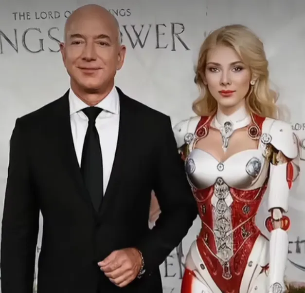 Jeff Bezos Shocks by Publicly Kissing a Human Robot at an Event: Is This the Reason His Wedding Keeps Getting Delayed?