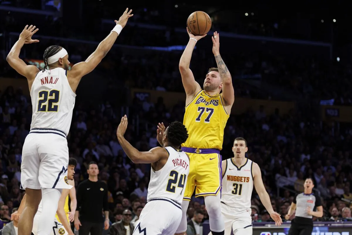 Lakers vs. Nuggets: The game where two NBA's "dads" LeBron James and Nikola Jokić are both out: but still have Doncic on the court and that's the difference