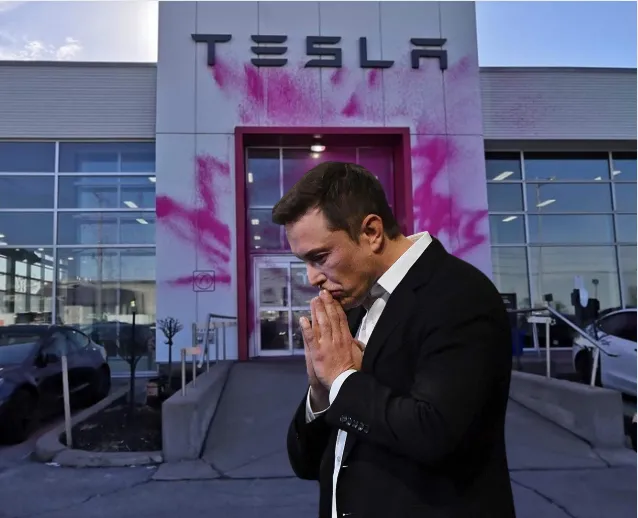 From genius to a target of criticism: Tesla store vandalized, is Elon Musk responsible?