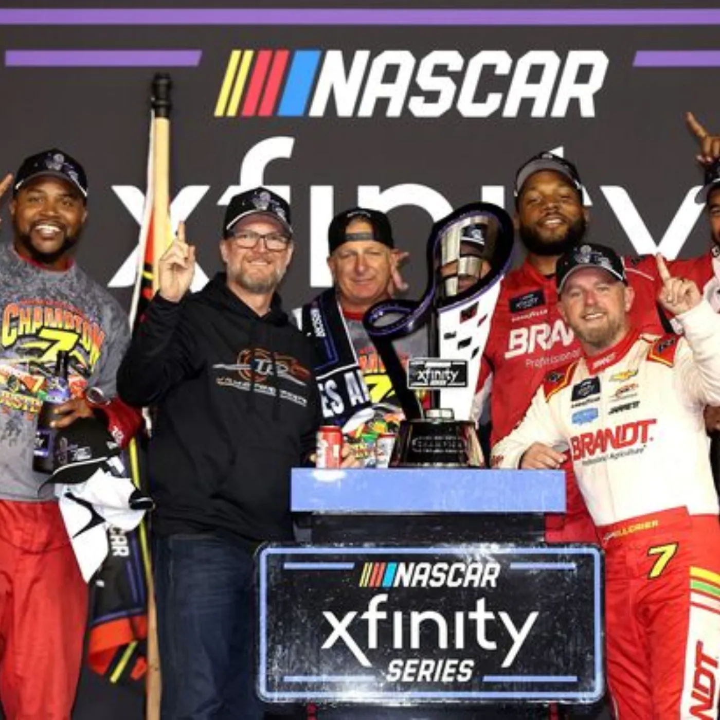 Justin Allgaier Claims Victory in Hard Rock Bet 300, Steering Dale Earnhardt Jr.'s JR Motorsports to Triumph!