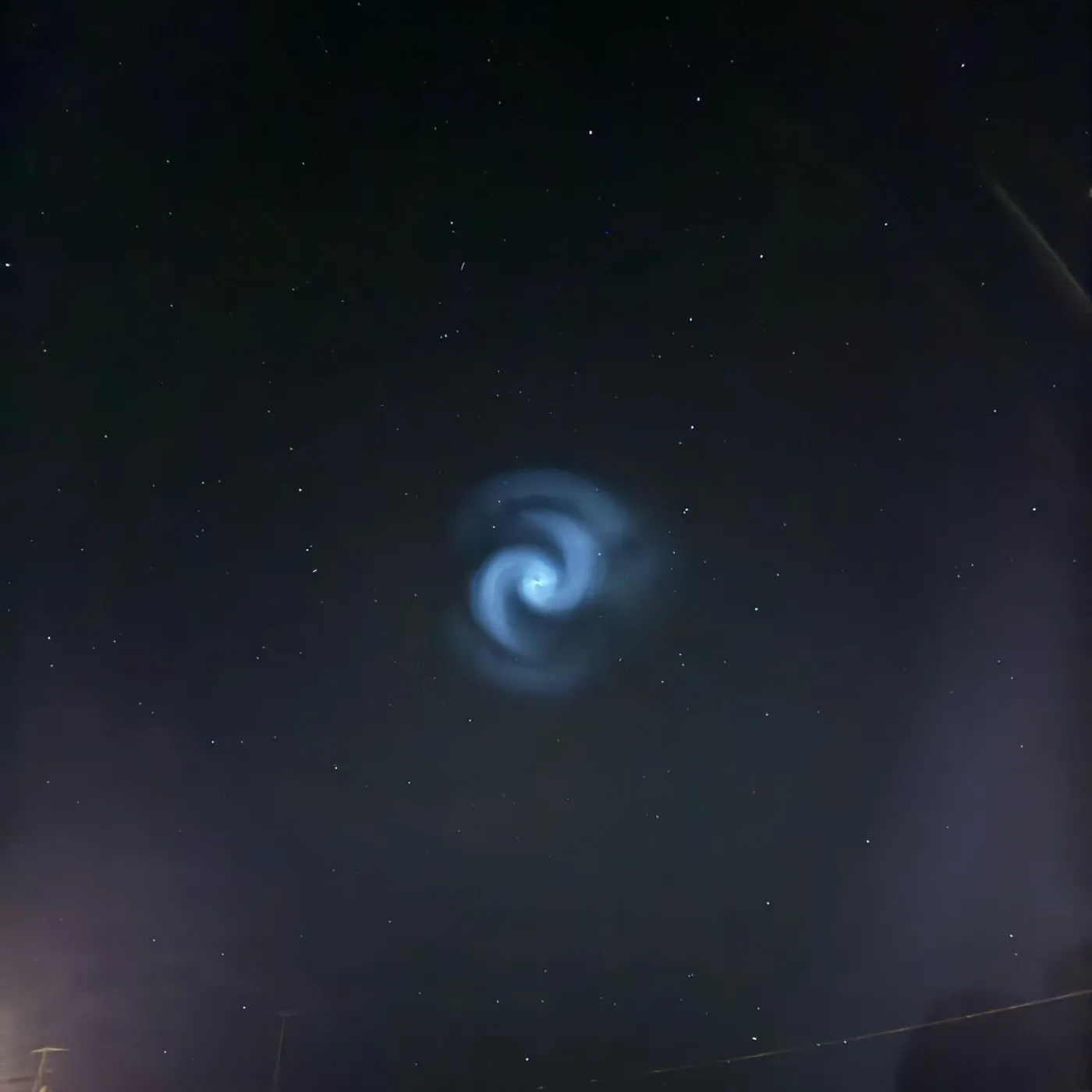 SpaceX Falcon 9 Leaves Glowing Spiral and Elon Musk Keeps the Truth Hidden