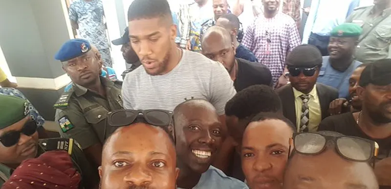 image_6807025923c23 From boxing gloves to drumsticks: Anthony Joshua piques fans' curiosity with a new hobby after visiting family during Easter!