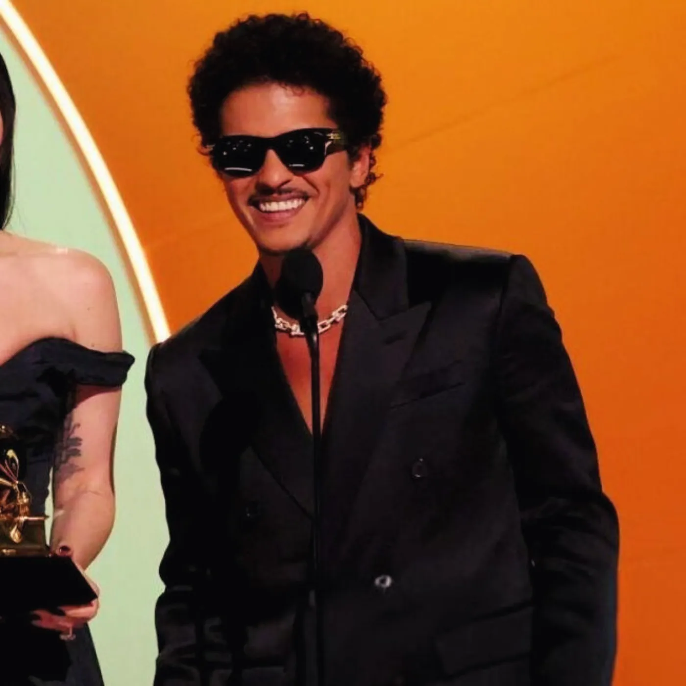 image_68175c0bef28c Bruno Mars’s Reaction to Lady Gaga’s Copacabana Shoutout Is Priceless