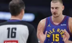 Nikola Jokic Causes a Stir in the NBA Playoffs: A Hilarious Foul When He Used His Opponent's Hand to 'Choke' Himself?
