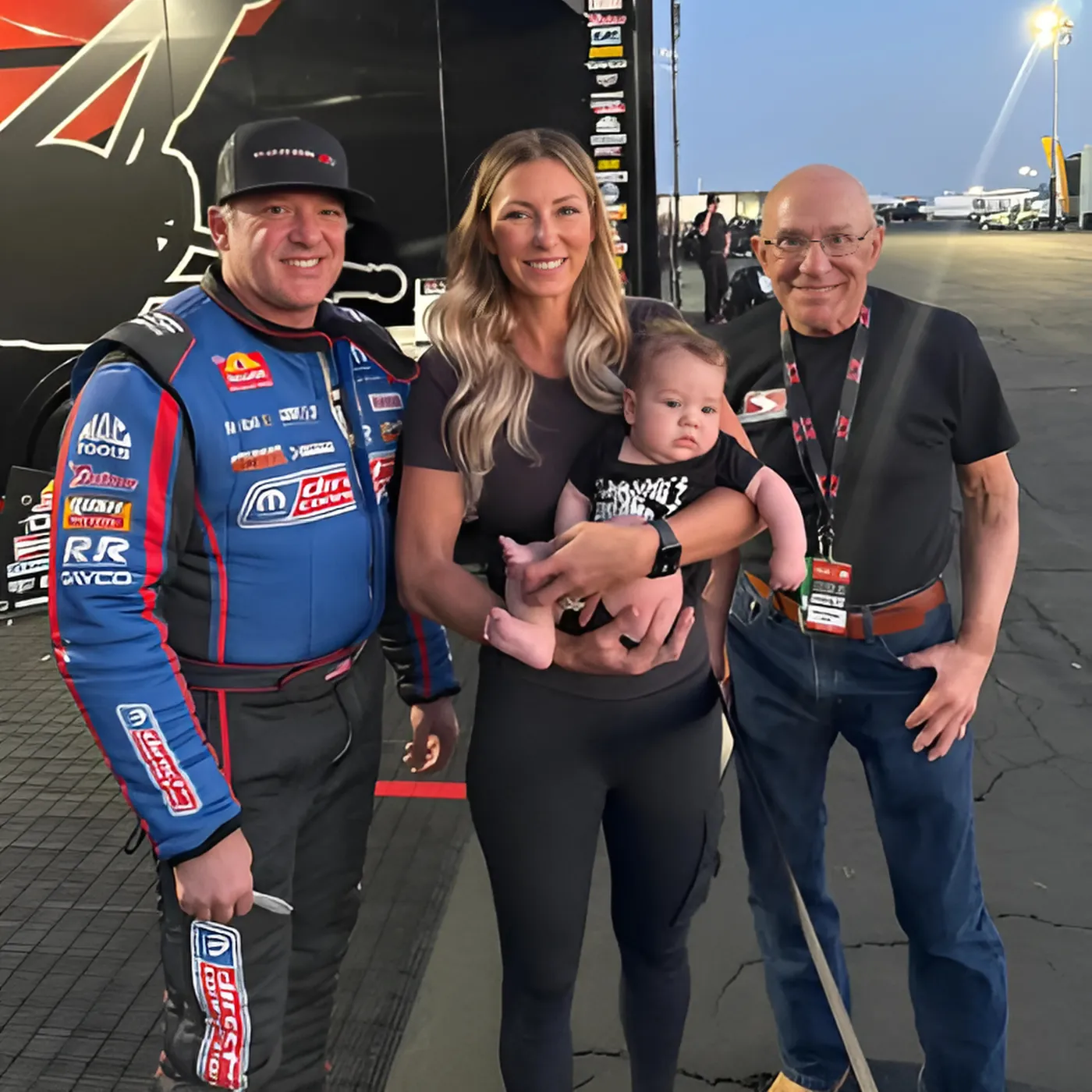 Tony Stewart & Leah Pruett ‘Explode’ With Baby Dominic – The Dark Truth Behind The Photo That’s Making Social Media Hot