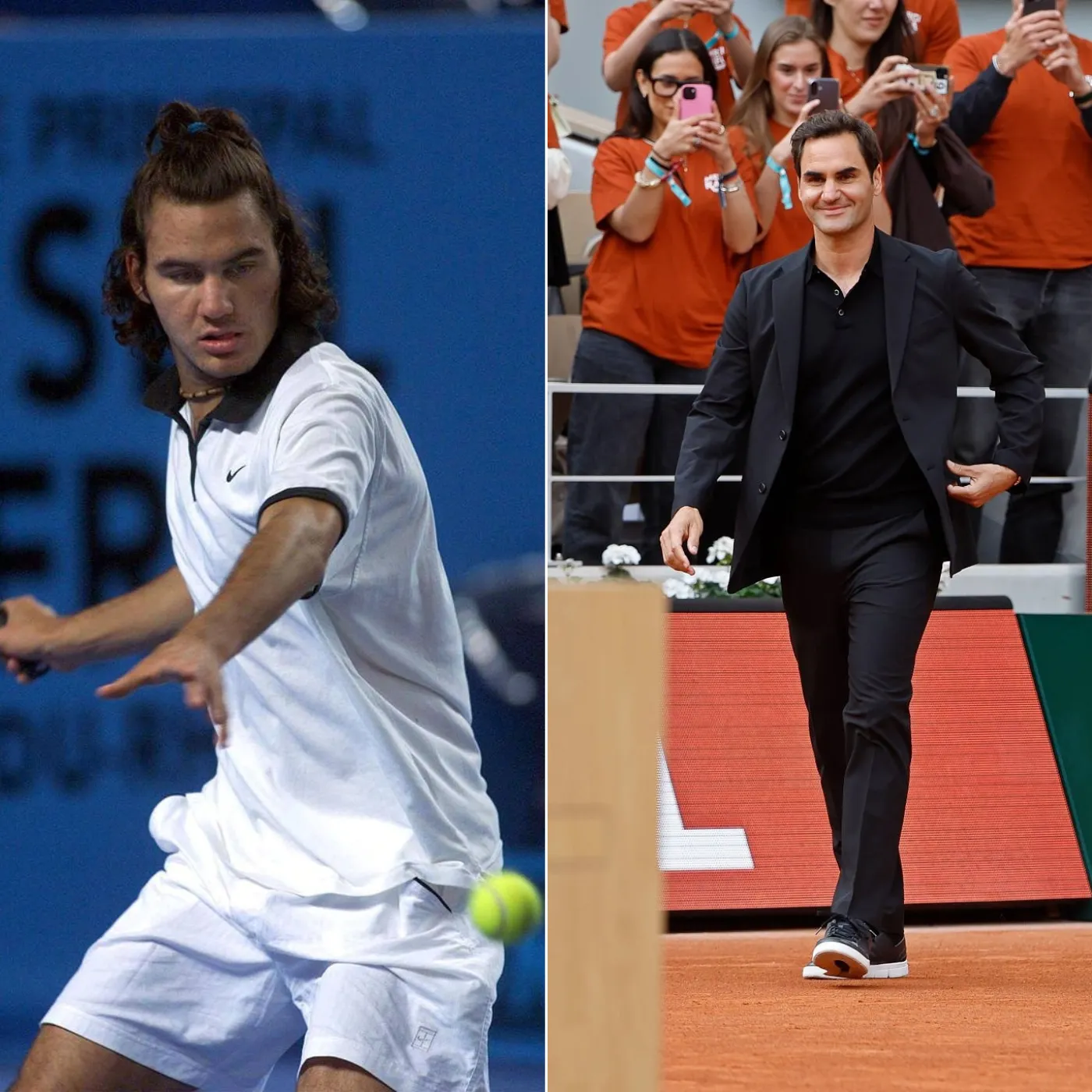 You Won’t Believe What Roger Federer Looks Like in Paris Now vs. 25 Years Ago 😱