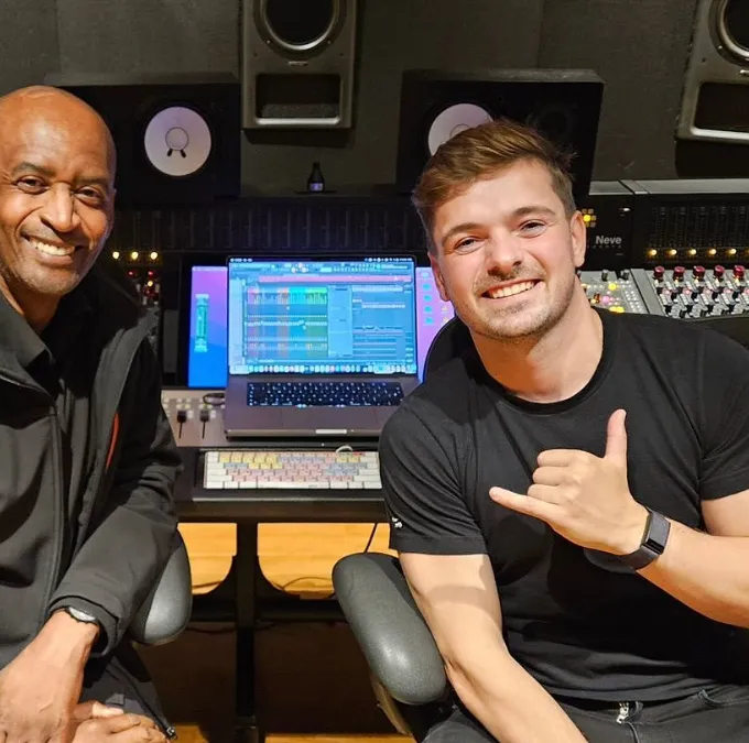 Martin Garrix was spotted in the studio with an unexpected character.