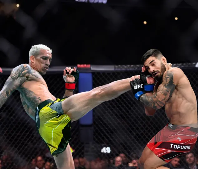 What does Topuria fear about Oliveira? One thing he has to be cautious about.