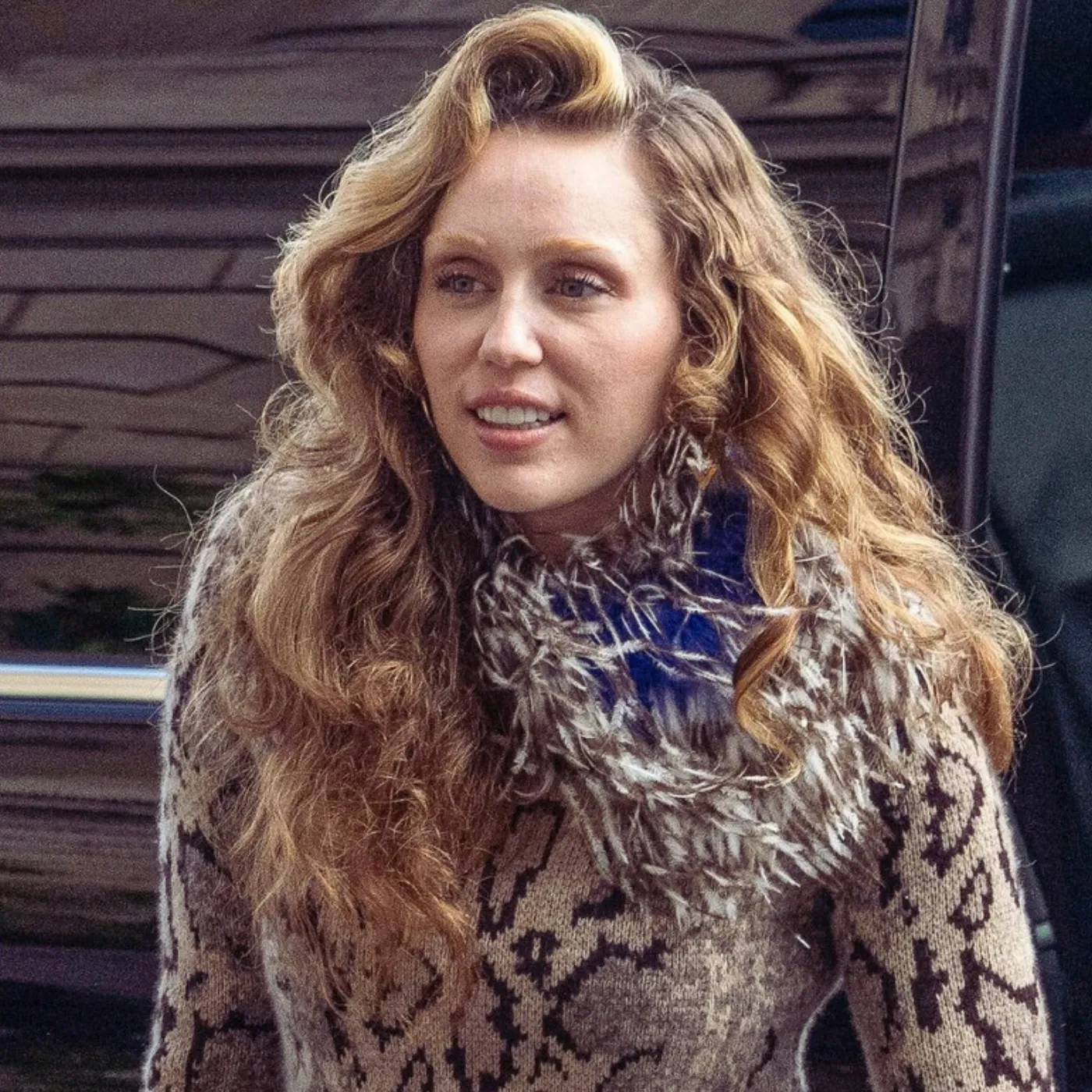 image_685264dc7c980 Miley Cyrus Sparks Fashion Frenzy with Bleached Brows and Fierce Cheetah Mini