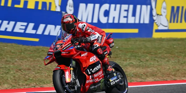 image_685616ae3fb3a MotoGP Italy: Francesco Bagnaia Reveals Rear Tire Change – Key to a 'Fantastic' Friday in Mugello
