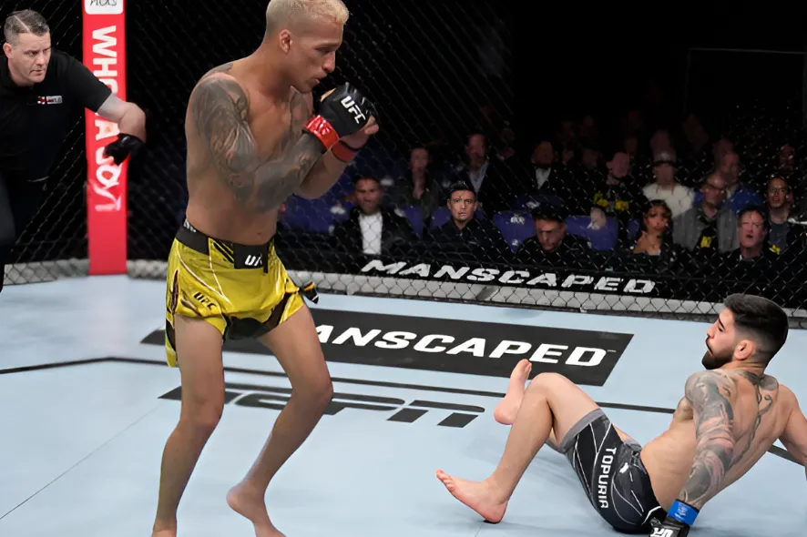 Charles Oliveira reveals strategy to defeat Topuria: "Just 45 seconds!"