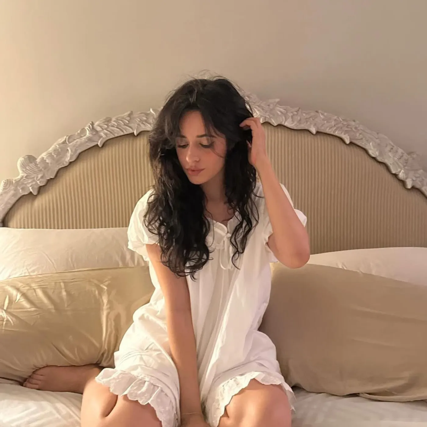 image_685a02e3a26d9 Red Lip, Silk Slip, and One Caption: Camila Cabello Sparks Overnight Frenzy