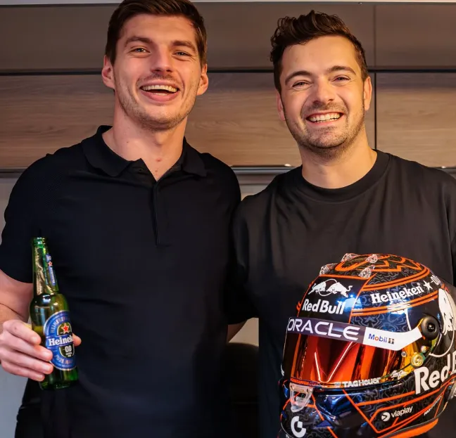 After a series of "breakup" rumors, Max Verstappen and Martin Garrix surprised fans with a grand reunion.
