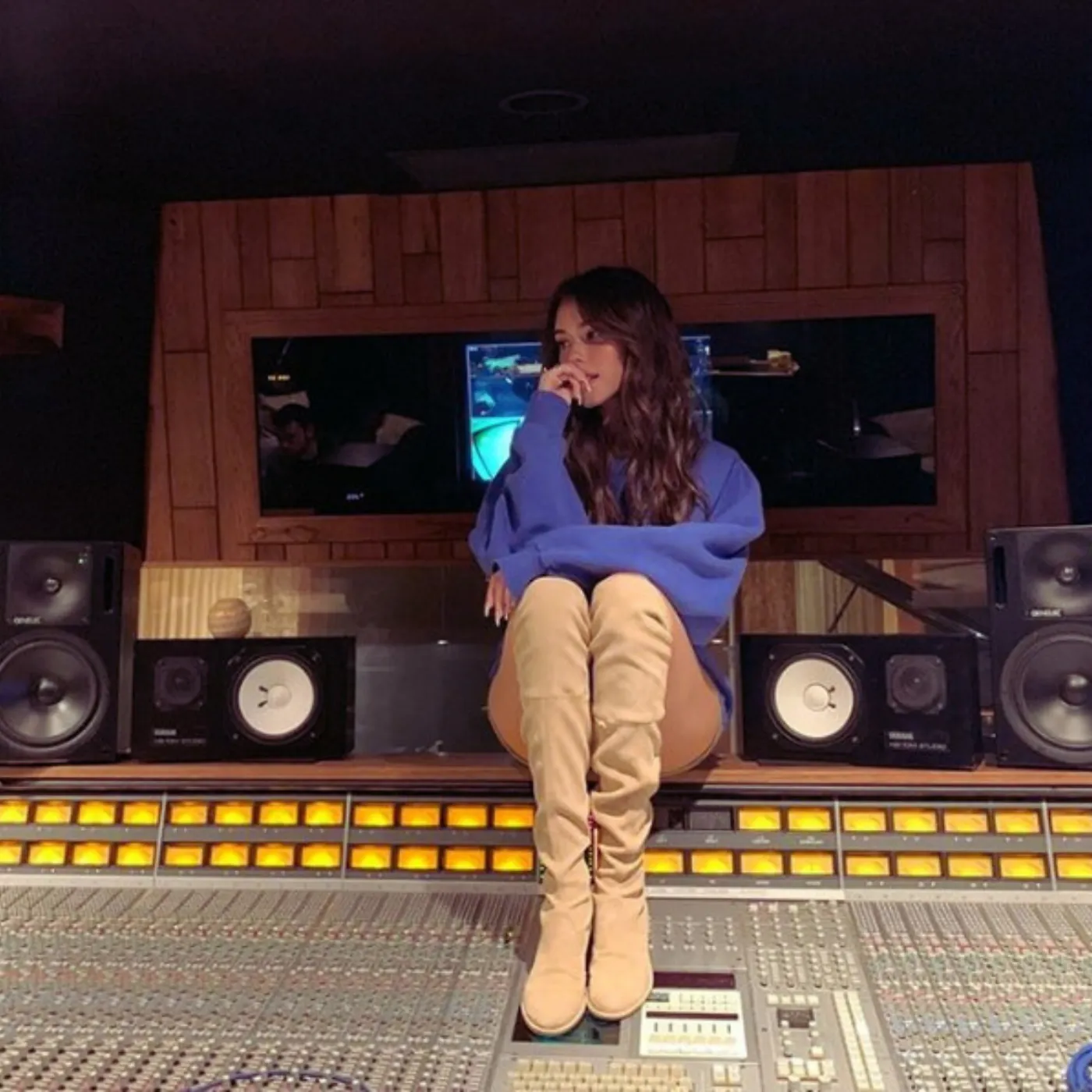 image_685ccb8a386c4 Studio Vibes, Cryptic Quotes, and Zero Filters — Madison Beer Just Hit Record