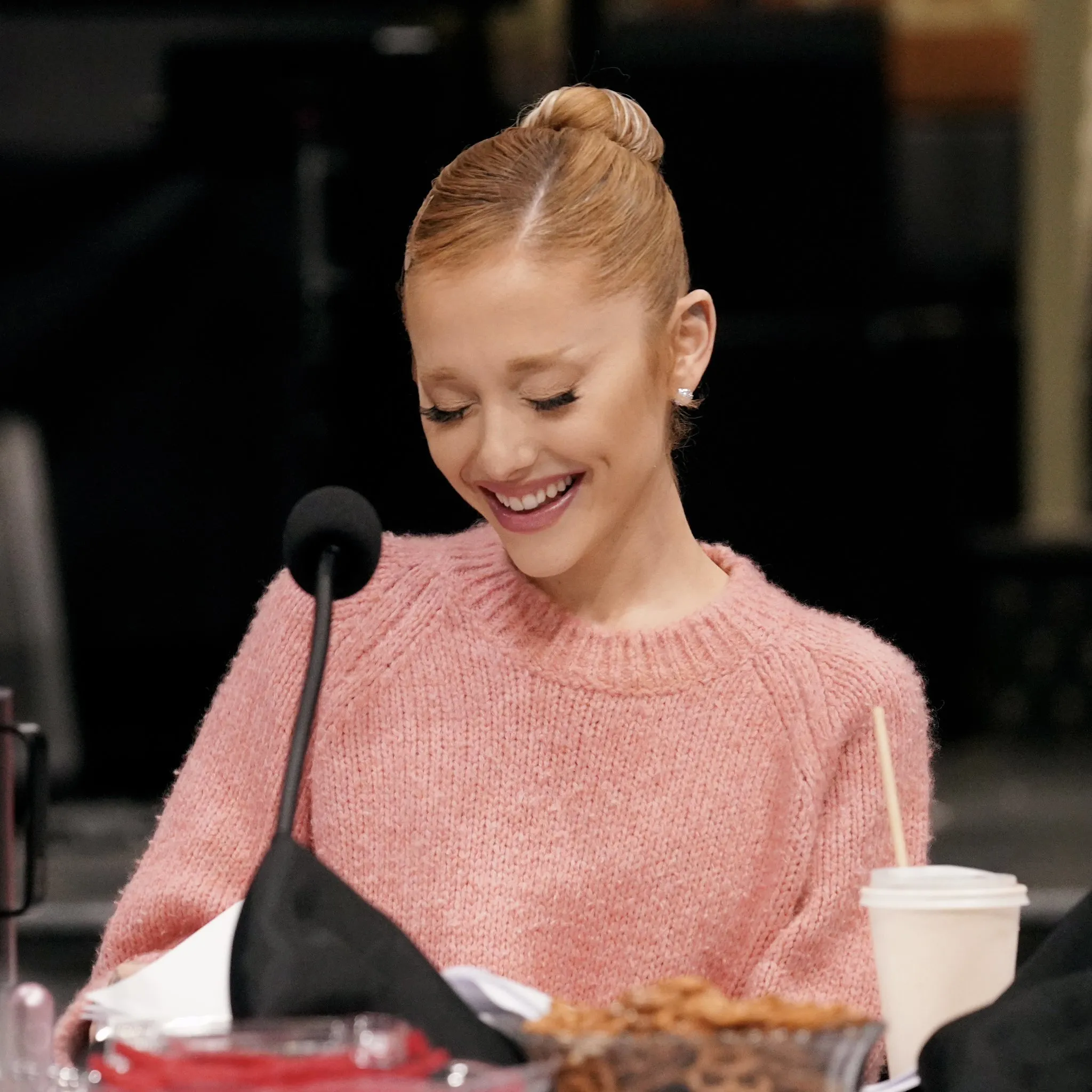 Ariana Grande Was Caught Blushing at Someone — And It’s Definitely Not What You Think