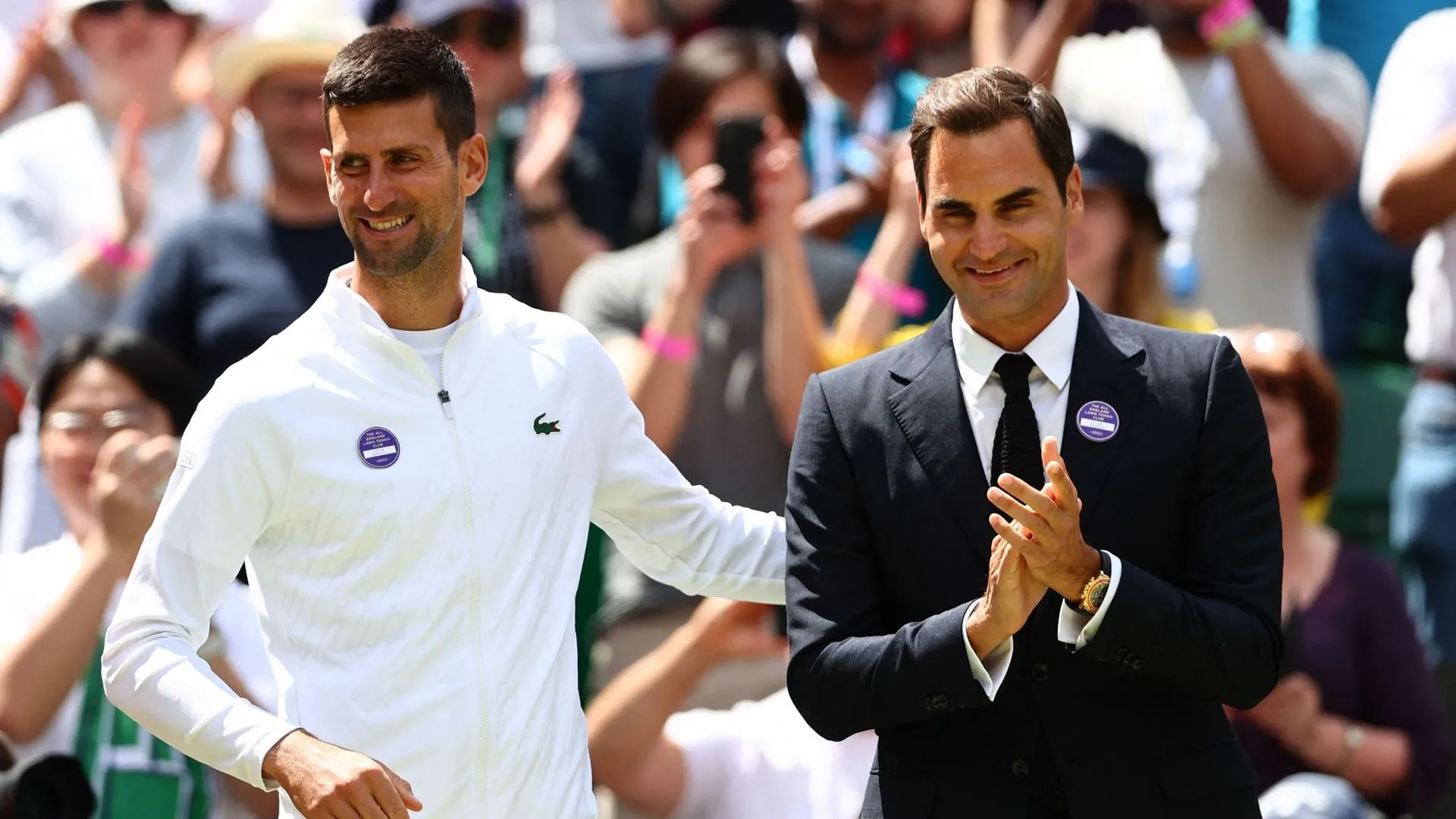 He’s Back?! Roger Federer Teases Wimbledon Comeback — With Djokovic by His Side? 19 He’s Back?! Roger Federer Teases Wimbledon Comeback — With Djokovic by His Side?